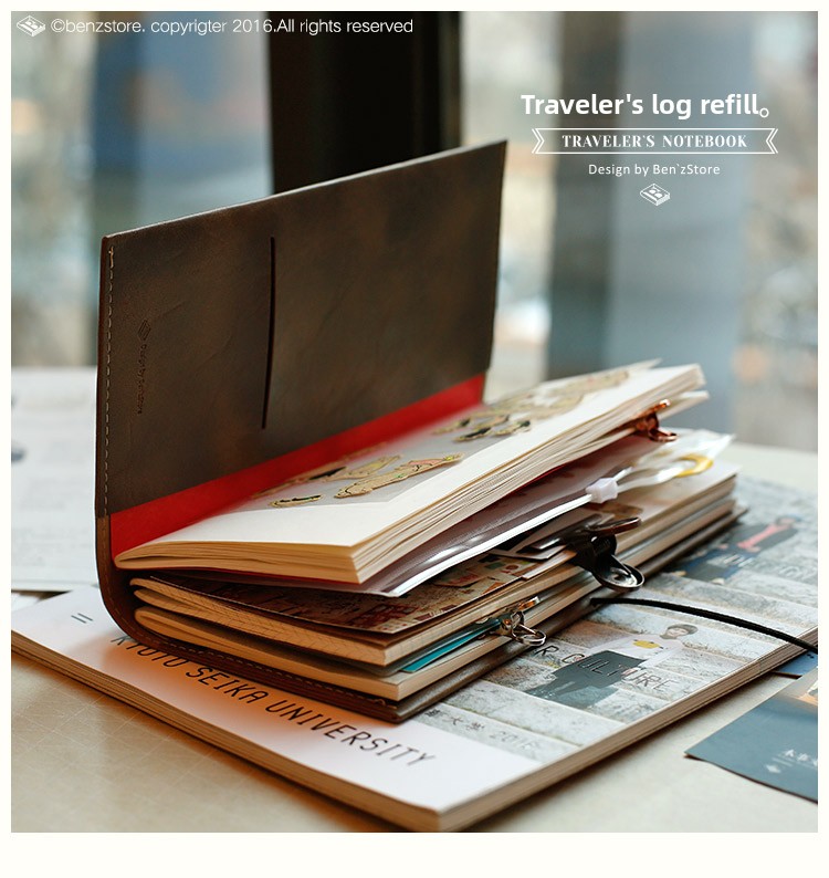 Fromthenon Páginas de Reposiçã - Vintage Leather Journal Notebook avaliação e preço