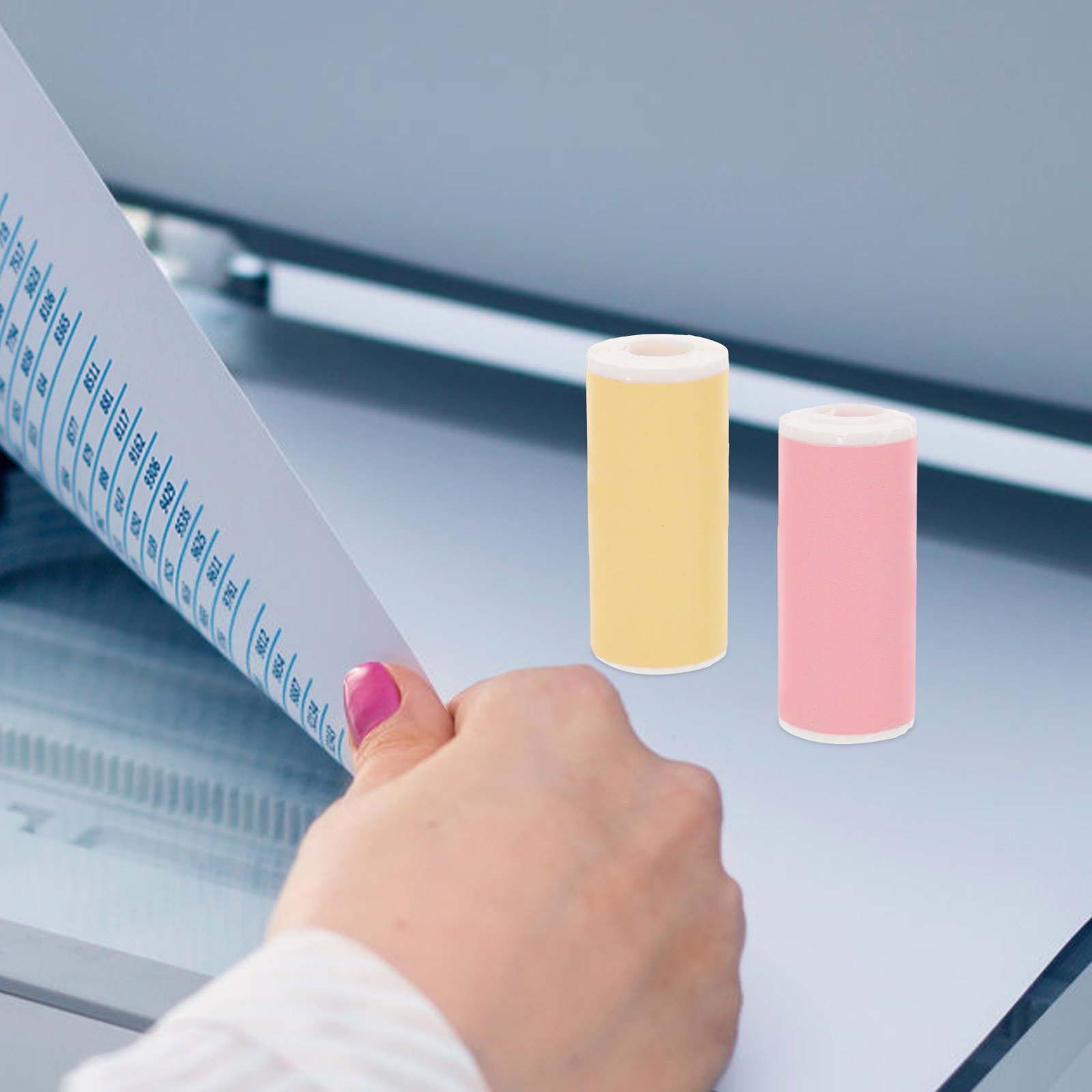 8 rolos de papel térmico para  - Mini Pocket Thermal Printer Paper Roll avaliação e preço