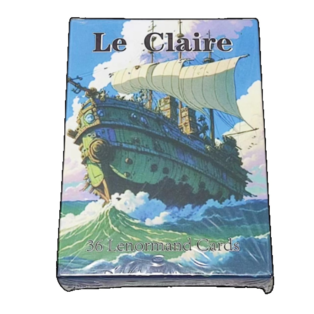 10,4 * 7,3 cm Le Claire Lenorm - Tarot Deck With Guidebook avaliação e preço