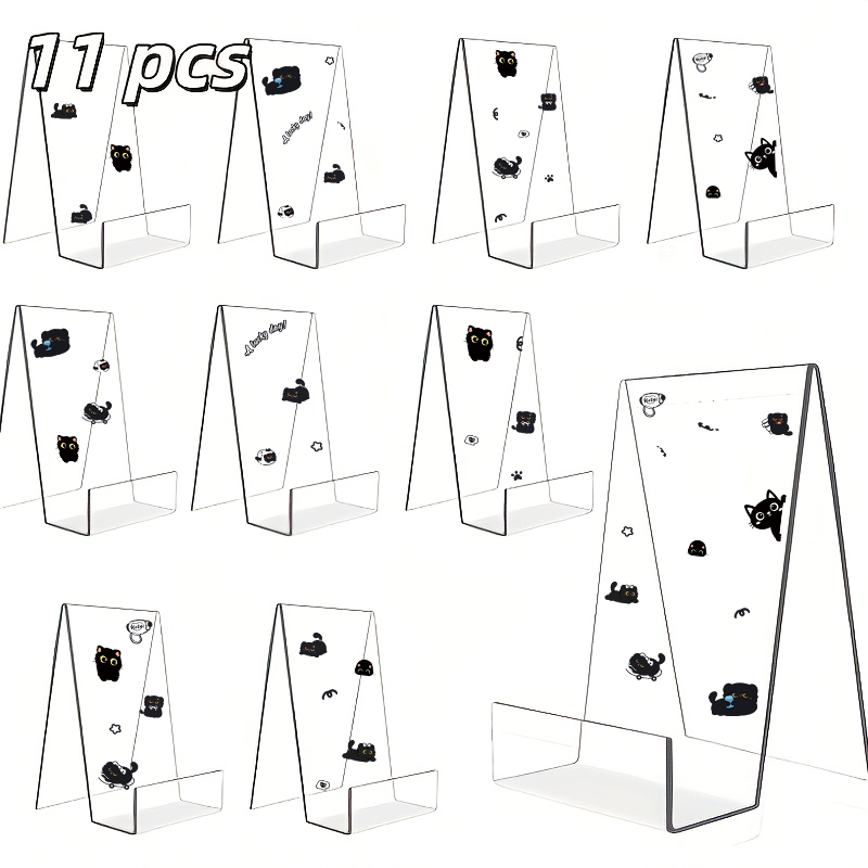 Conjunto de 11 suportes de acr - Clear Acrylic Book Stand Holder avaliação e preço