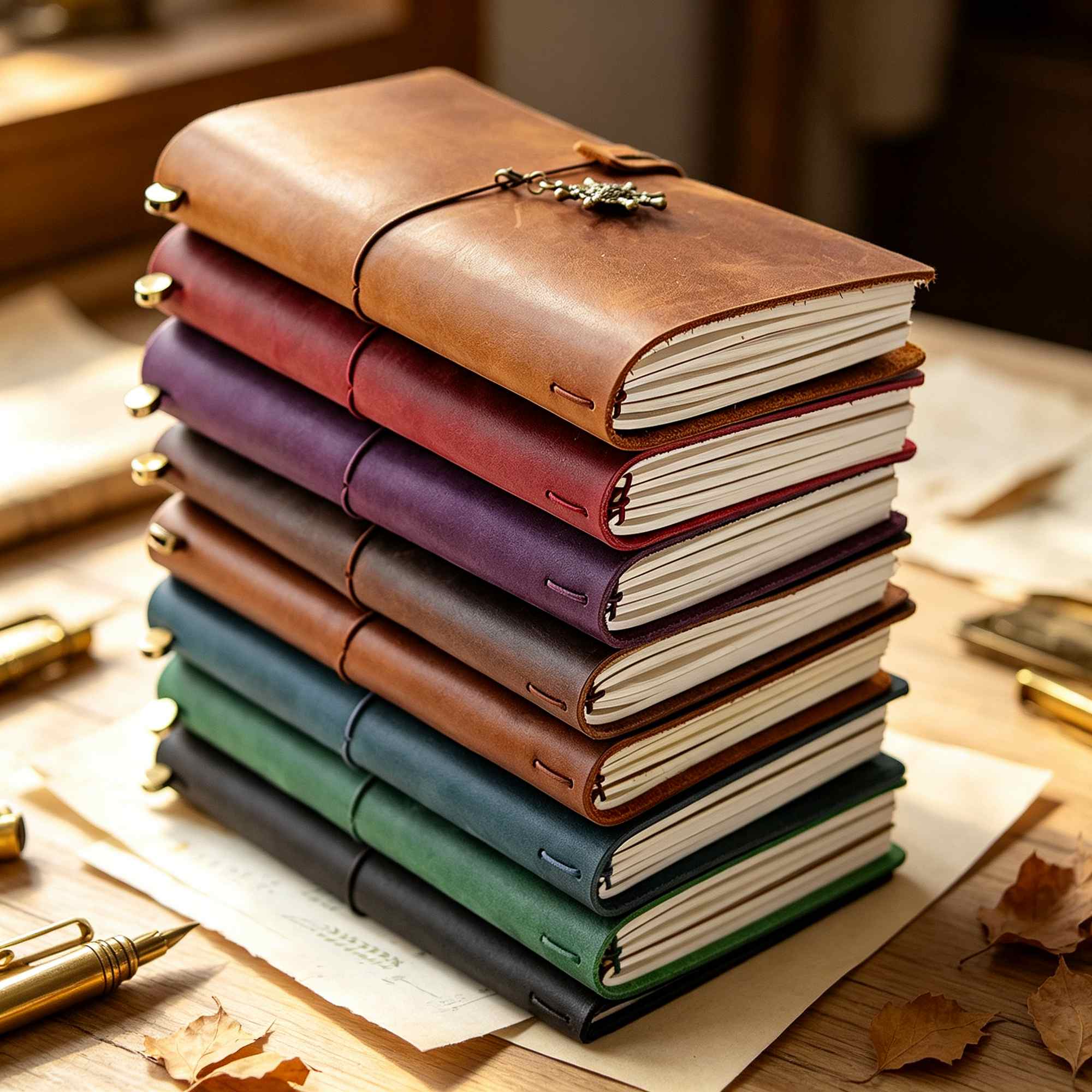 Diário de viagem em couro Craz - Vintage Leather Journal Notebook avaliação e preço